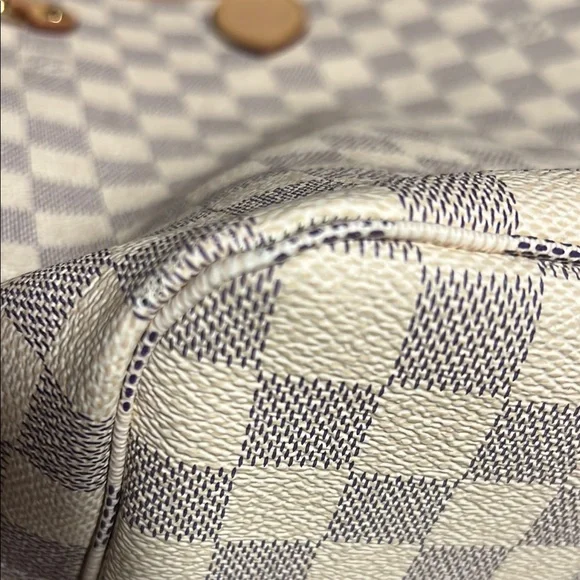 Louis Vuitton Damier Azur Neverfull MM, rose ballerine interior, - Picture 12 of 17